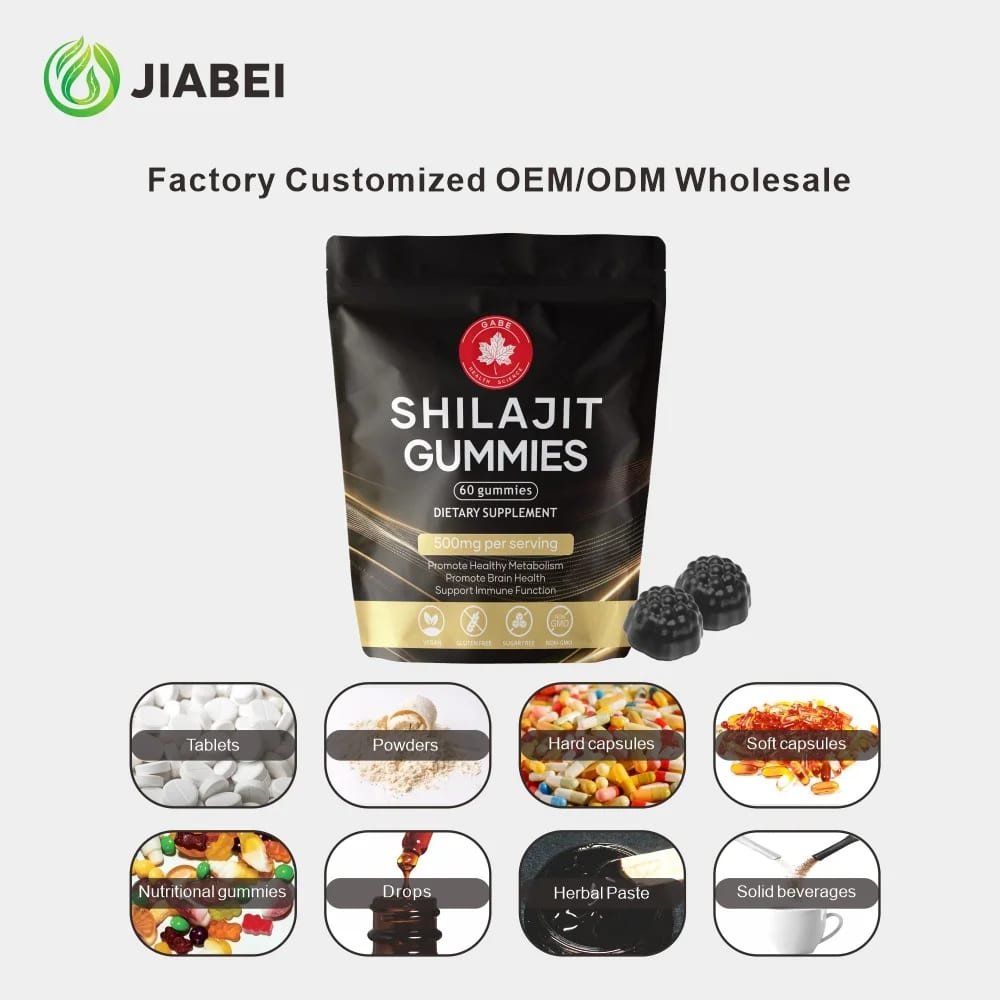 Supplements Shilajit Gummy Vitamins Promote Healthy Metabolism Brain Health — view 4